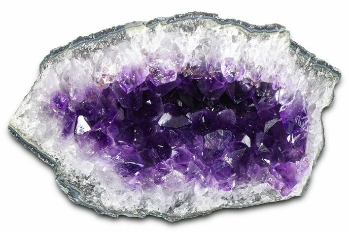 Sparkling Purple Amethyst Crystal Cluster - Uruguay #383267